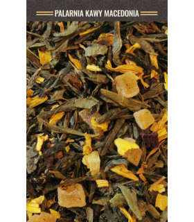 Japońska Świątynia Herbata zielona Sencha - aromatyzowana