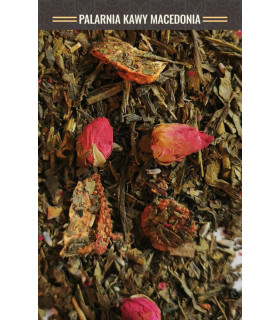 Truskawki w szampanie Herbata zielona