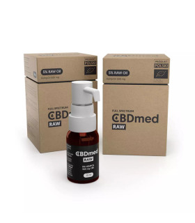 Olej konopny RAW 5% CBDmed (500 mg), 10 ml