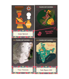 Zestaw 4 kaw naturalnych do metod alternatywnych