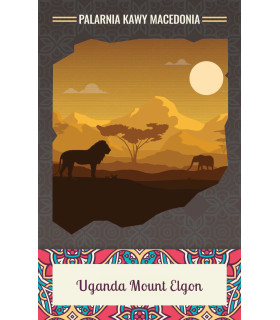 Uganda Mount Elgon Kawa naturalna