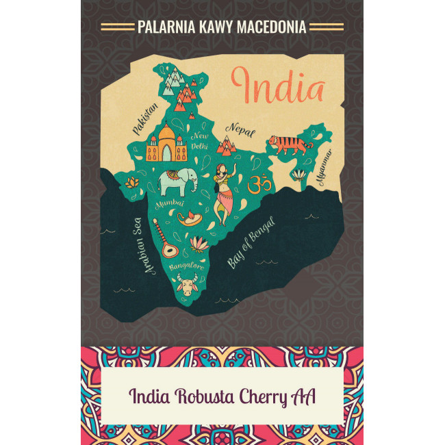India Robusta Cherry AA Kawa naturalna