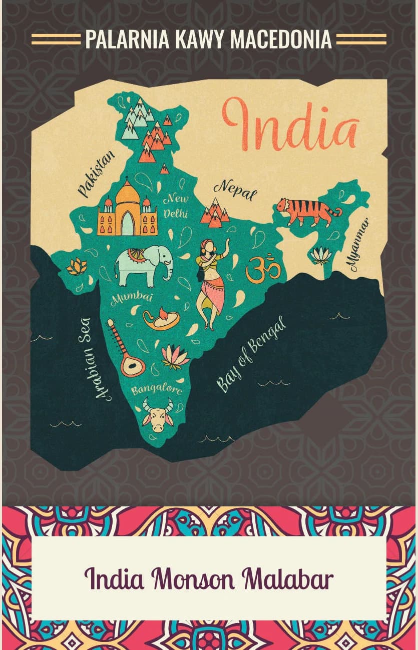 India Monsooned Malabar AA / Monsoon Kawa arabika